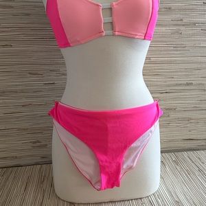 Victoria Sectret PINK bikini bottoms hot pink size medium